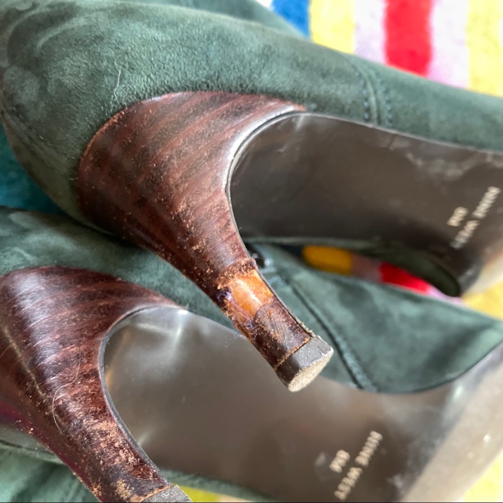Size 8M Nine West suede ankle boots (3/$18) - Picture 6 of 7